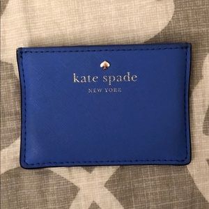 Kate Spade Blue Card Holder Wallet
